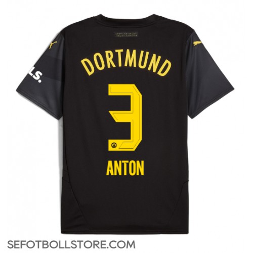 Borussia Dortmund Waldemar Anton #3 Replika Bortatröja 2024-25 Kortärmad